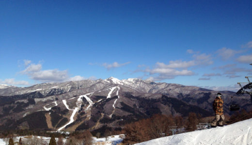 白鳥高原でスノーボードしてきた。