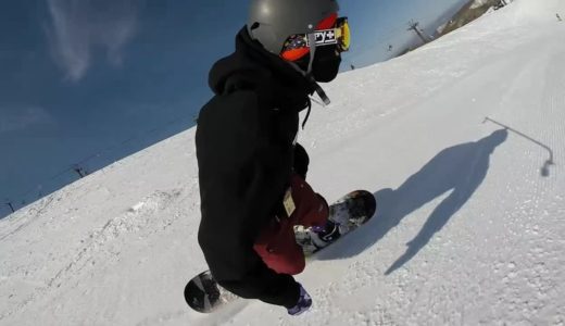 GoProグルグルマウントをスノーボードに使ってみたが思わぬ事に！